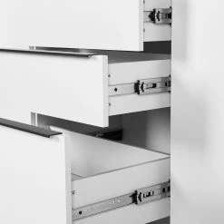 Fredriks Buffet White Hall II - Blanc mat / Noir -Meubles de salle à manger Soldes Magasin 1000218367 210420 13405300005 DETAILS P000000001000218367