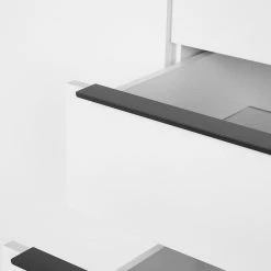 Fredriks Buffet White Hall II - Blanc mat / Noir -Meubles de salle à manger Soldes Magasin 1000218367 210420 13405700007 DETAILS P000000001000218367