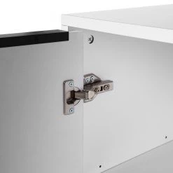 Fredriks Buffet White Hall II - Blanc mat / Noir -Meubles de salle à manger Soldes Magasin 1000218367 210420 13410100009 DETAILS P000000001000218367