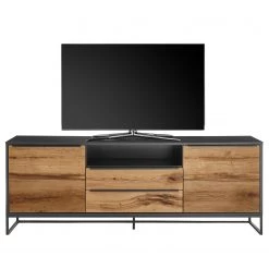 Red Living Buffet Barview II - Placage en chêne - Chêne / Anthracite -Meubles de salle à manger Soldes Magasin 1000218373 201118 06053900031 DETAILS P000000001000218373