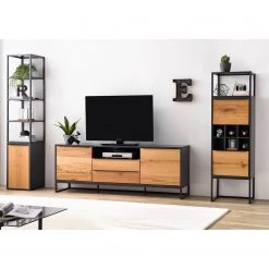 Red Living Buffet Barview II - Placage en chêne - Chêne / Anthracite -Meubles de salle à manger Soldes Magasin 1000218373 210413 12582200027 MOOD DETAILS P000000001000218373 mood