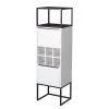 Fredriks Armoire White Hall II - Blanc mat / Noir
