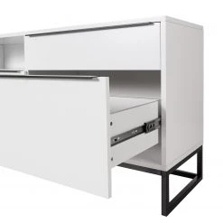 Fredriks Meuble TV White Hall III - Blanc mat / Noir -Meubles de salle à manger Soldes Magasin 1000218377 210311 10581700020 DETAILS P000000001000218377