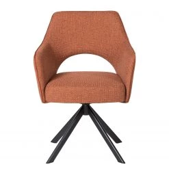 Fredriks Chaise à accoudoirs Tustin - Tissu / Métal - Marron rouille / Noir mat 25 Fredriks Chaise à accoudoirs Tustin - Tissu / Métal - Marron rouille / Noir mat -Meubles de salle à manger Soldes Magasin 1000218415 210303 08150300002 DETAILS P000000001000218415