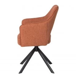 Fredriks Chaise à accoudoirs Tustin - Tissu / Métal - Marron rouille / Noir mat 26 Fredriks Chaise à accoudoirs Tustin - Tissu / Métal - Marron rouille / Noir mat -Meubles de salle à manger Soldes Magasin 1000218415 210303 08150400003 DETAILS P000000001000218415