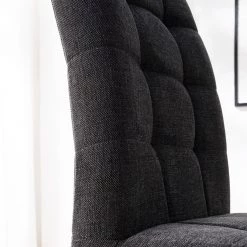 Ars manufacti Chaises cantilever Stawley I (lot de 2) - Tissage à plat / Acier inoxydable - Gris foncé / Acier inoxydable -Meubles de salle à manger Soldes Magasin 1000218417 210224 13104100003 DETAILS P000000001000218417