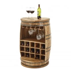 Ars manufacti Tonneau bar Farmingville - Manguier massif / Fer - Manguier / Métal vieilli