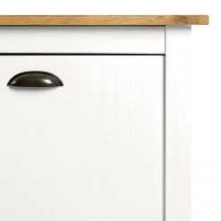 Maison Belfort Buffet Rivery III - Pin massif - Blanc -Meubles de salle à manger Soldes Magasin 1000218442 220407 080 DETAILS P000000001000218442