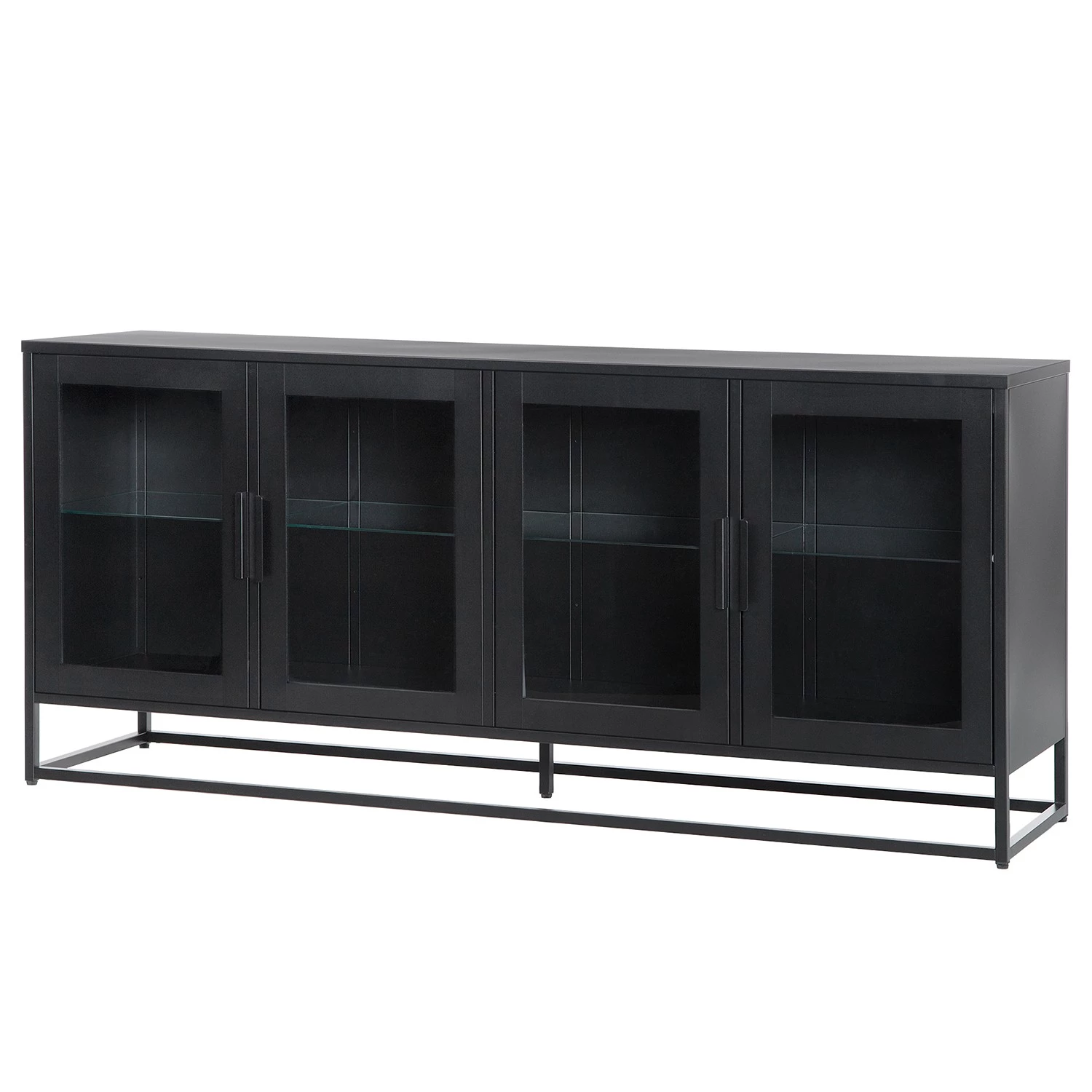 Ars manufacti Buffet Kayys - Verre / Métal - Noir 1 Ars manufacti Buffet Kayys - Verre / Métal - Noir