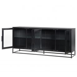 Ars manufacti Buffet Kayys - Verre / Métal - Noir 31 Ars manufacti Buffet Kayys - Verre / Métal - Noir -Meubles de salle à manger Soldes Magasin 1000219025 210330 15112500026 DETAILS P000000001000219025
