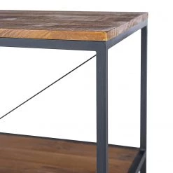 Ars manufacti Étagère Grasby I - Pin recyclé / Métal - Pin foncé / Noir -Meubles de salle à manger Soldes Magasin 1000219219 220303 050 DETAILS P000000001000219219