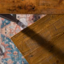 Ars manufacti Chaises de bar Grasby (lot de 2) - Pin recyclé / Métal - Pin foncé / Noir -Meubles de salle à manger Soldes Magasin 1000219221 220301 060 DETAILS P000000001000219221