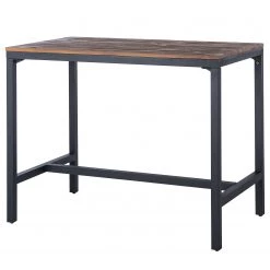 Ars manufacti Table haute Grasby II - Pin recyclé / Métal - Pin foncé / Noir