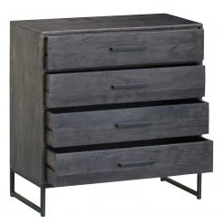 Jack & Alice Commode Loga - Acacia massif / Fer - Acacia gris / Noir 6 Jack & Alice Commode Loga - Acacia massif / Fer - Acacia gris / Noir -Meubles de salle à manger Soldes Magasin 1000219285 210303 09490600038 DETAILS P000000001000219285