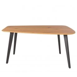 Ars manufacti Table Broomley - Métal - Imitation chêne / Noir mat -Meubles de salle à manger Soldes Magasin 1000219294 210302 16571100002 DETAILS P000000001000219294