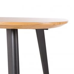 Ars manufacti Table Broomley - Métal - Imitation chêne / Noir mat -Meubles de salle à manger Soldes Magasin 1000219294 210302 16571900008 DETAILS P000000001000219294