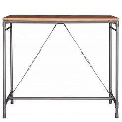 Ars manufacti Table haute Atelier - Acacia massif / Métal - Acacia / Anthracite -Meubles de salle à manger Soldes Magasin 1000219438 201028 06271600024 DETAILS P000000001000219438