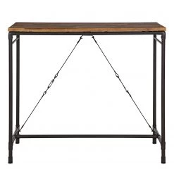 Ars manufacti Table haute Atelier - Acacia massif / Métal - Acacia / Anthracite -Meubles de salle à manger Soldes Magasin 1000219438 210628 08243500002 DETAILS P000000001000219438