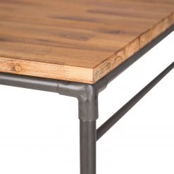 Ars manufacti Table haute Atelier - Acacia massif / Métal - Acacia / Anthracite -Meubles de salle à manger Soldes Magasin 1000219438 210628 08243500008 DETAILS P000000001000219438