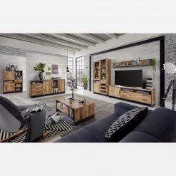 Ridgevalley Buffet Priay - Imitation mélèze / Graphite -Meubles de salle à manger Soldes Magasin 1000220687 200819 06373600124 MOOD DETAILS P000000001000220687 mood