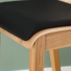 Ars Natura Chaises de bar Tunley (lot de 2) - Imitation cuir / Frêne massif - Beige 29 Ars Natura Chaises de bar Tunley (lot de 2) - Imitation cuir / Frêne massif - Beige -Meubles de salle à manger Soldes Magasin 1000223458 210427 10170000004 DETAILS P000000001000223458