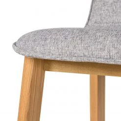 Mørteens Chaises de bar Burghead (lot de 2) - Tissu / Frêne massif - Gris / Frêne -Meubles de salle à manger Soldes Magasin 1000223468 210416 08480700034 DETAILS P000000001000223468