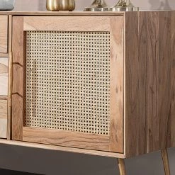 Ars manufacti Commode Bowdon - Cannage / Acacia massif / Acacia / Doré 12 Ars manufacti Commode Bowdon - Cannage / Acacia massif / Acacia / Doré -Meubles de salle à manger Soldes Magasin 1000223480 201002 06243900024 DETAILS P000000001000223480