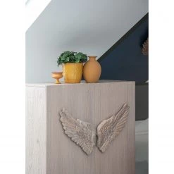 Red Living Buffet Loveland - Placage en bois véritable / Métal - Chêne clair / Chêne noir -Meubles de salle à manger Soldes Magasin 1000223493 200826 12360700075 DETAILS P000000001000223493