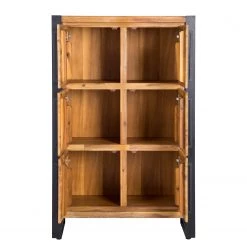 Ars manufacti Buffet haut Urban Industry I - Partiellement en acacia massif / Métal - Acacia / Noir 21 Ars manufacti Buffet haut Urban Industry I - Partiellement en acacia massif / Métal - Acacia / Noir -Meubles de salle à manger Soldes Magasin 1000224212 220729 035 DETAILS P000000001000224212