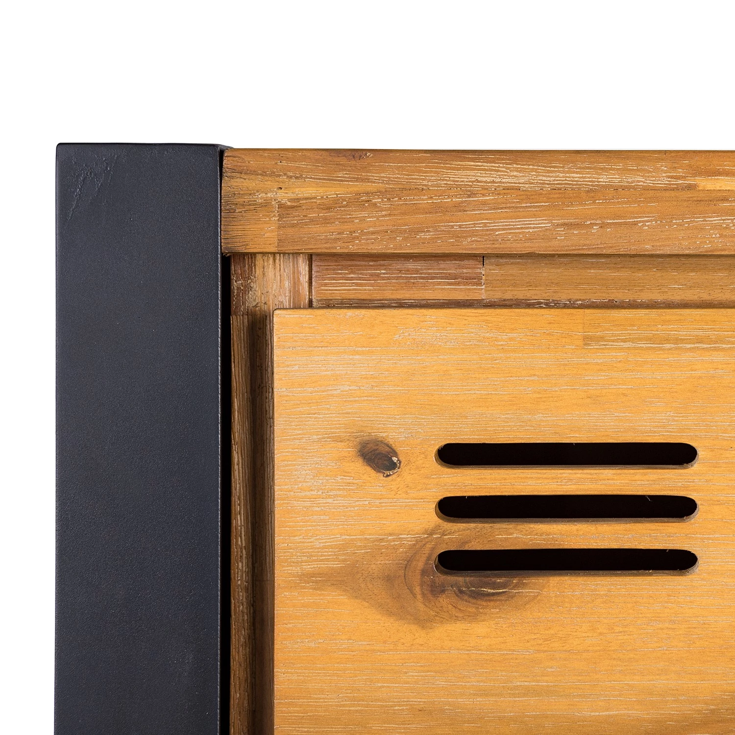 Ars manufacti Buffet haut Urban Industry I - Partiellement en acacia massif / Métal - Acacia / Noir 15 Ars manufacti Buffet haut Urban Industry I - Partiellement en acacia massif / Métal - Acacia / Noir – Image 15