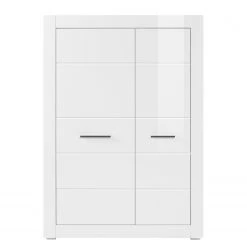 Loftscape Buffet haut Bricktown III - Blanc brillant / Blanc mat -Meubles de salle à manger Soldes Magasin 1000224380 200904 12201100013 DETAILS P000000001000224380