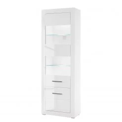 Loftscape Vitrine Bricktown II - Blanc brillant / Blanc mat