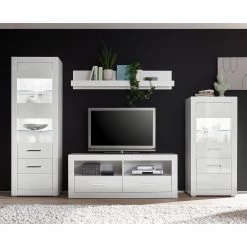 Loftscape Vitrine Bricktown II - Blanc brillant / Blanc mat -Meubles de salle à manger Soldes Magasin 1000224384 200904 12202900022 MOOD DETAILS P000000001000224384 mood