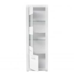 Loftscape Vitrine Bricktown II - Blanc brillant / Blanc mat -Meubles de salle à manger Soldes Magasin 1000224384 200904 12203300024 DETAILS P000000001000224384