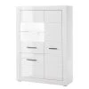 Loftscape Buffet haut Bricktown I - Blanc brillant / Blanc mat