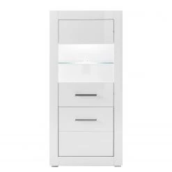 Loftscape Buffet haut Bricktown II - Blanc brillant / Blanc mat -Meubles de salle à manger Soldes Magasin 1000224387 200904 12211000042 DETAILS P000000001000224387