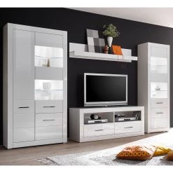 Loftscape Vitrine Bricktown I - Blanc brillant / Blanc mat -Meubles de salle à manger Soldes Magasin 1000224388 200904 12211800046 MOOD DETAILS P000000001000224388 mood