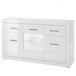 Loftscape Buffet Bricktown I - Blanc brillant / Blanc mat