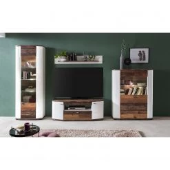 Fredriks Tablette murale Karlsburg - Blanc brillant / Imitation bois recyclé 8 Fredriks Tablette murale Karlsburg - Blanc brillant / Imitation bois recyclé -Meubles de salle à manger Soldes Magasin 1000224468 200902 06402000025 MOOD DETAILS P000000001000224468 mood