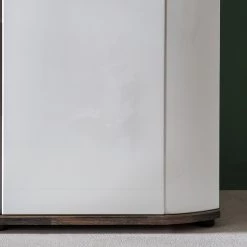 Fredriks Buffet Karlsburg - Blanc brillant / Imitation bois recyclé -Meubles de salle à manger Soldes Magasin 1000224471 200902 06404300060 DETAILS P000000001000224471