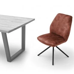 Fredriks Chaises capitonnées Oaklawn (lot de 2) - Marron rouille -Meubles de salle à manger Soldes Magasin 1000224871 201016 12354500103 DETAILS P000000001000224871