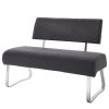 Fredriks Banquette Oxhill - maille fin / Acier - Anthracite / Chrome