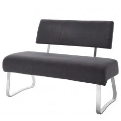 Fredriks Banquette Oxhill - maille fin / Acier - Anthracite / Chrome