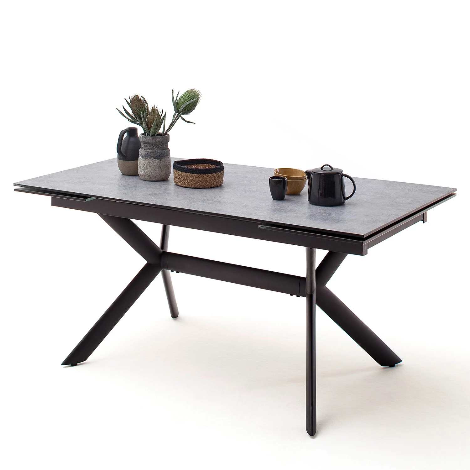 Fredriks Table extensible Saltney - Béton 3 Fredriks Table extensible Saltney - Béton – Image 3