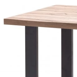 Fredriks Table haute Carver - Chêne blanchi - 160 x 100 cm - Noir -Meubles de salle à manger Soldes Magasin 1000224893 201016 12375700220 DETAILS P000000001000224893