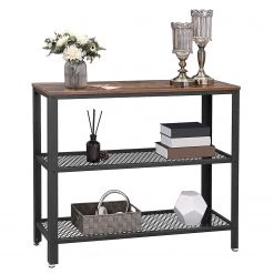 Red Living Console Morristown II - Marron / Noir 12 Red Living Console Morristown II - Marron / Noir -Meubles de salle à manger Soldes Magasin 1000225823 200914 06131000116 DETAILS P000000001000225823