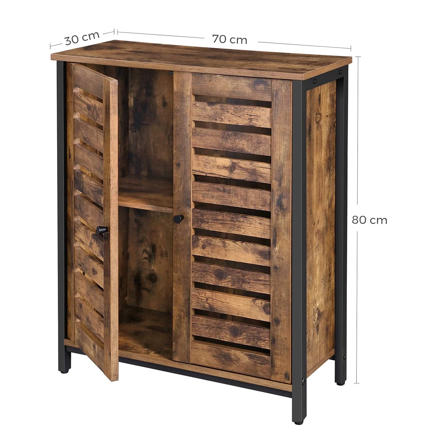 Red Living Buffet Condover II - Marron / Noir 7 Red Living Buffet Condover II - Marron / Noir – Image 7