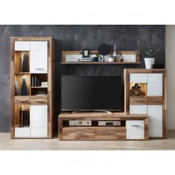 Loftscape Tablette murale Waverly - Blanc / Imitation chêne -Meubles de salle à manger Soldes Magasin 1000225872 200923 13364000031 MOOD DETAILS P000000001000225872 mood