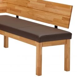 Schösswender Banc d’angle Roberto I - Imitation cuir / Duramen de hêtre massif - Marron foncé / Duramen de hêtre -Meubles de salle à manger Soldes Magasin 1000225966 200923 06251000090 DETAILS P000000001000225966