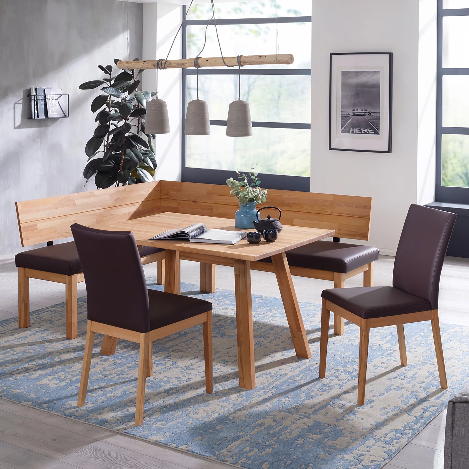 Schösswender Salle à manger Roberto I (4 éléments) - Sans coussin d’assise 1 Schösswender Salle à manger Roberto I (4 éléments) - Sans coussin d’assise